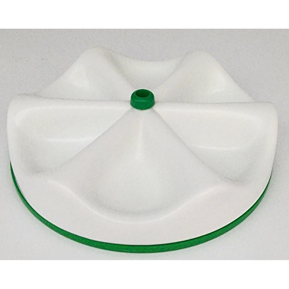 Vintage Hasbro 1972 Weebles Merry Go Round White Green Replacement Part Wobble